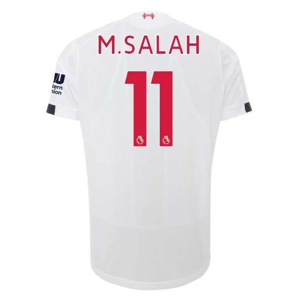 Maillot Football Liverpool NO.11 M.Salah Exterieur 2019-20 Blanc